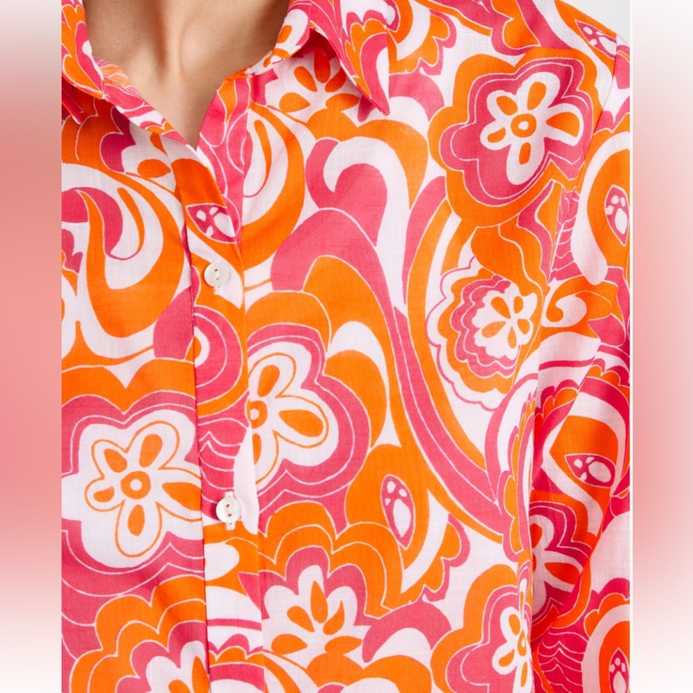 Playa Lucila Retro Top and Matching Shorts 2-Piece Set - Sz Large - Picture 4 of 16
